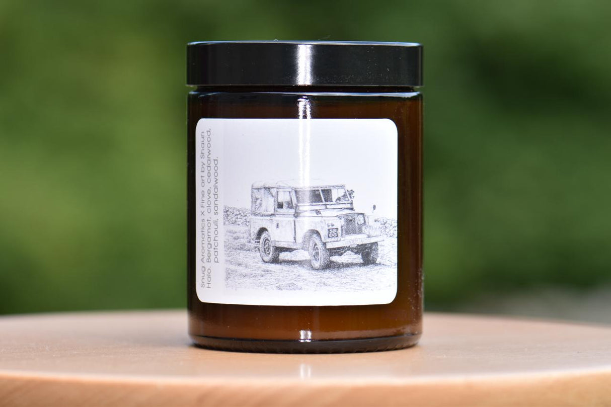 Land Rover Candle