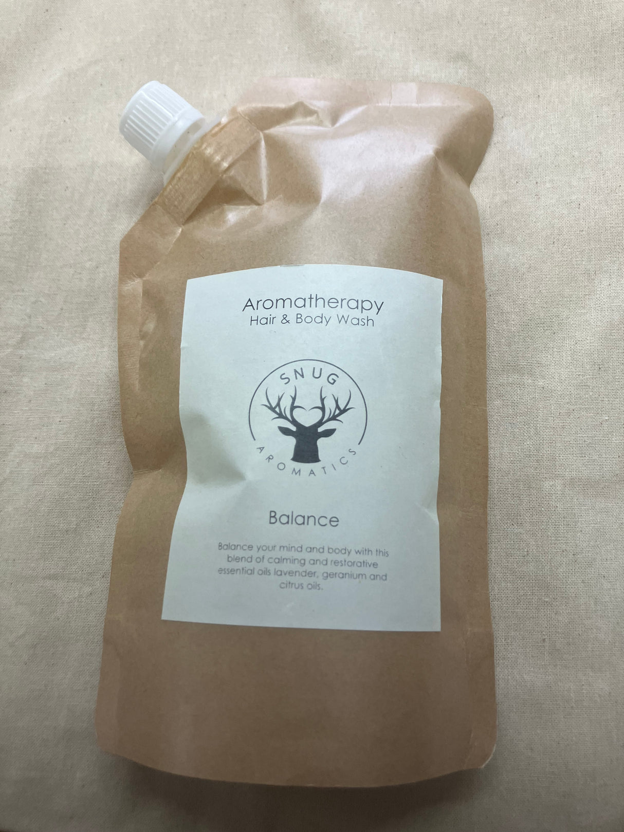 Balance refill pouches for 500ml glass bottles