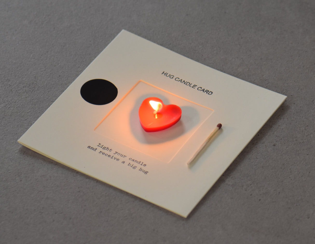 Hug Candle Card