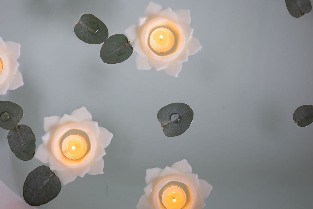 Floating candles and tea light set