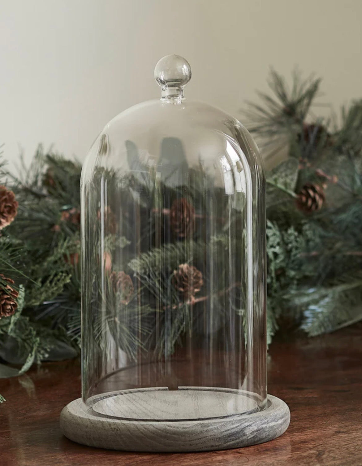 Glass Candle Dome Bell Jar