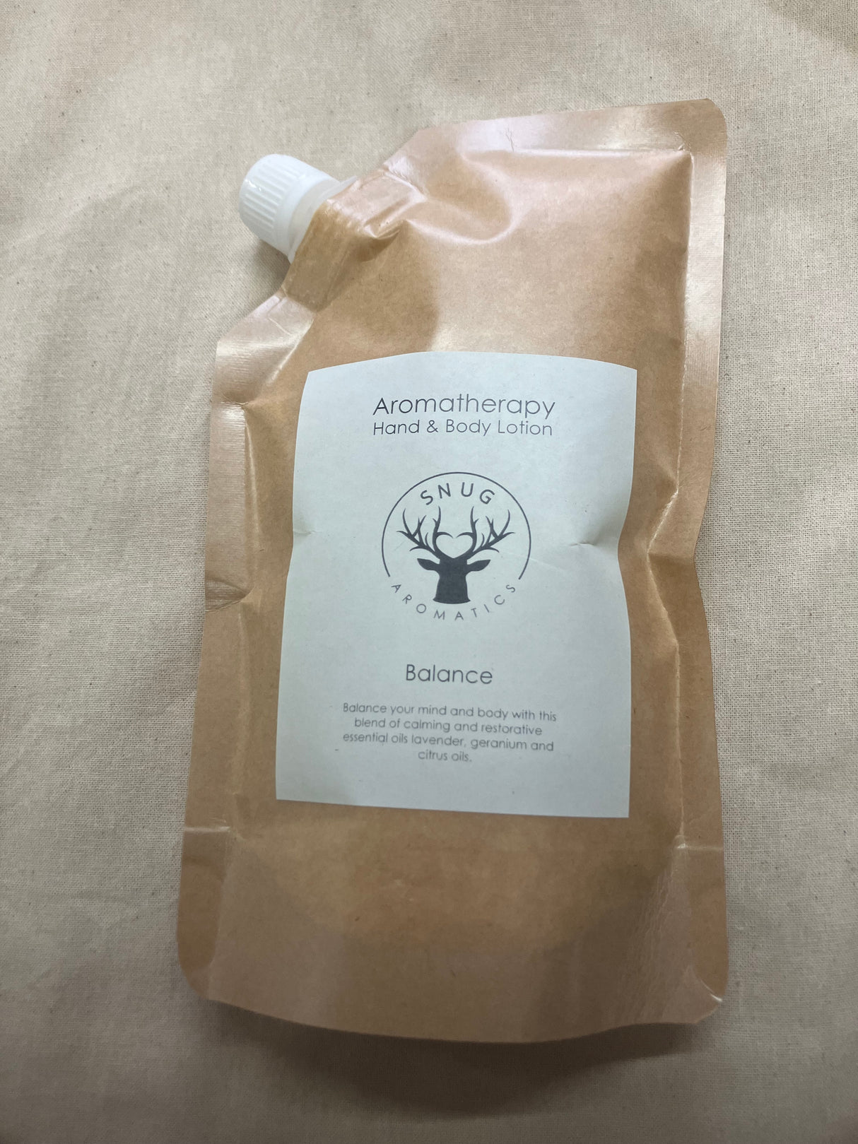 Balance refill pouches for 500ml glass bottles