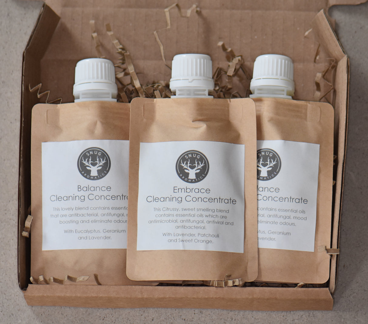 Relax and Clean refill set  - 3 x pouches