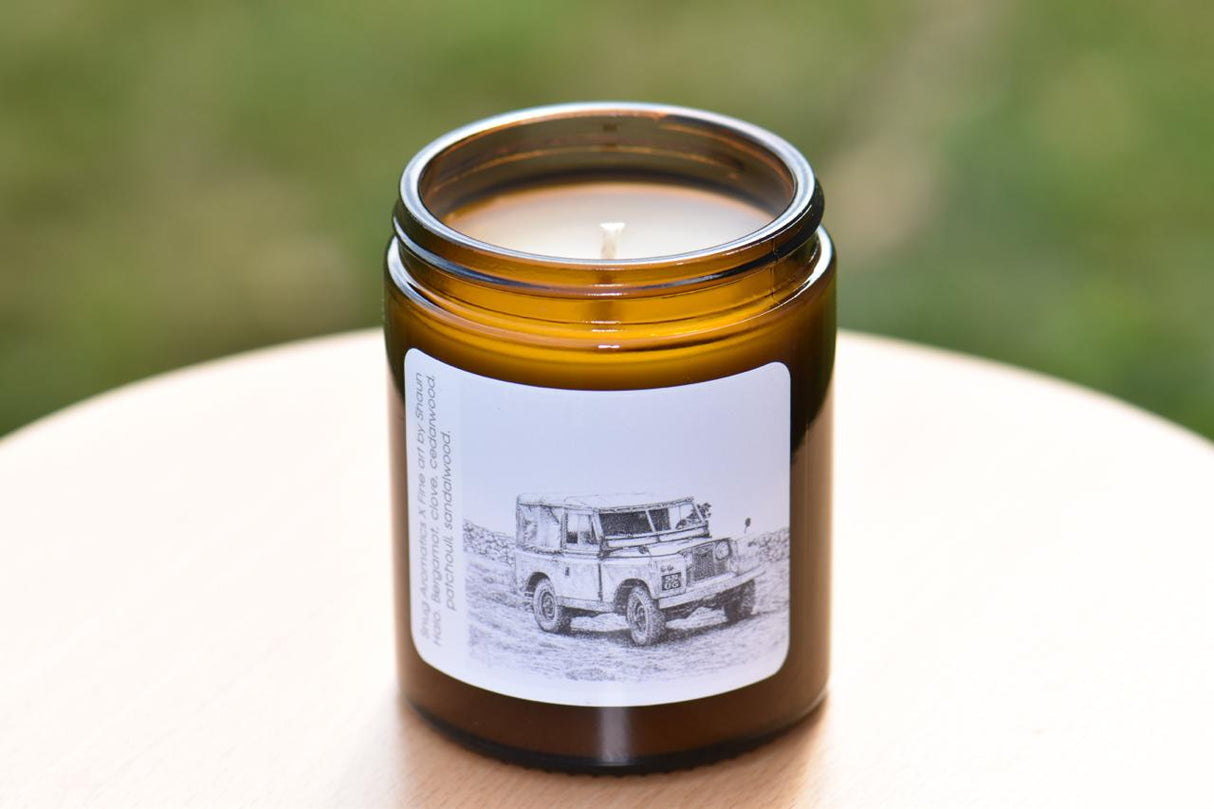 Land Rover Candle