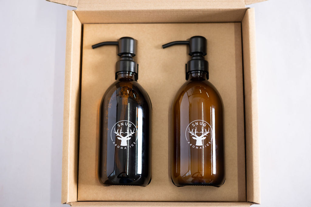 Balance hair and body wash and hair conditioner gift set