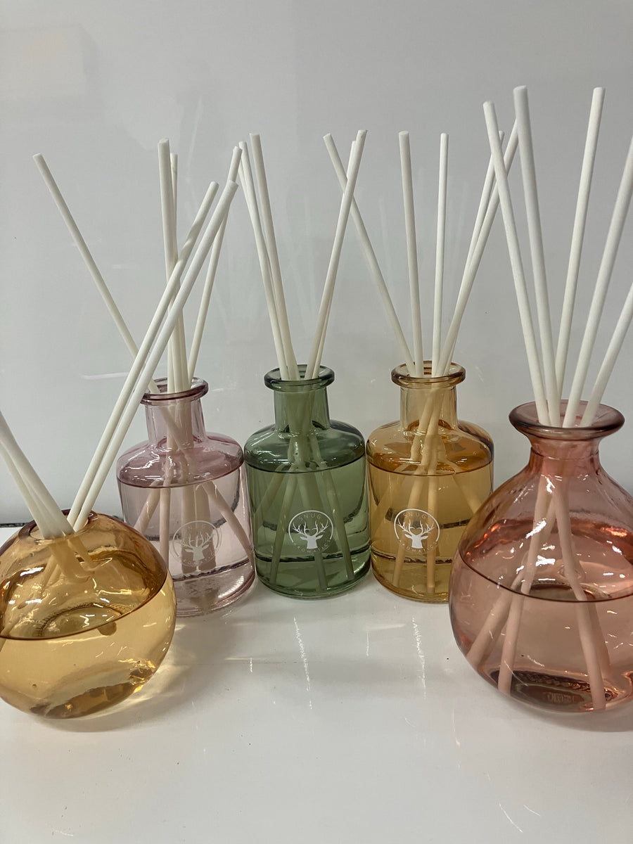 Coloured glass diffusers snugaromatics