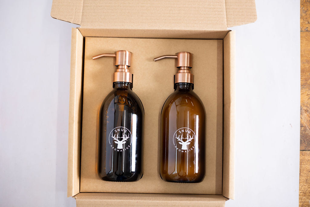Verbena hair and body wash and hair conditioner gift set