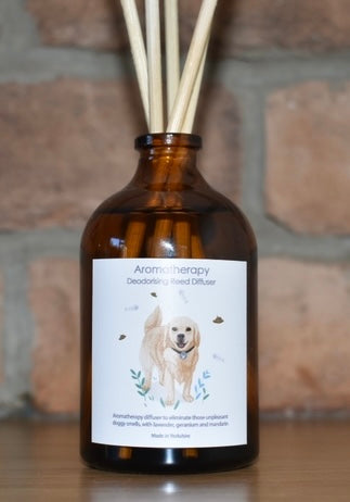 Aromatherapy dog odour reed diffuser